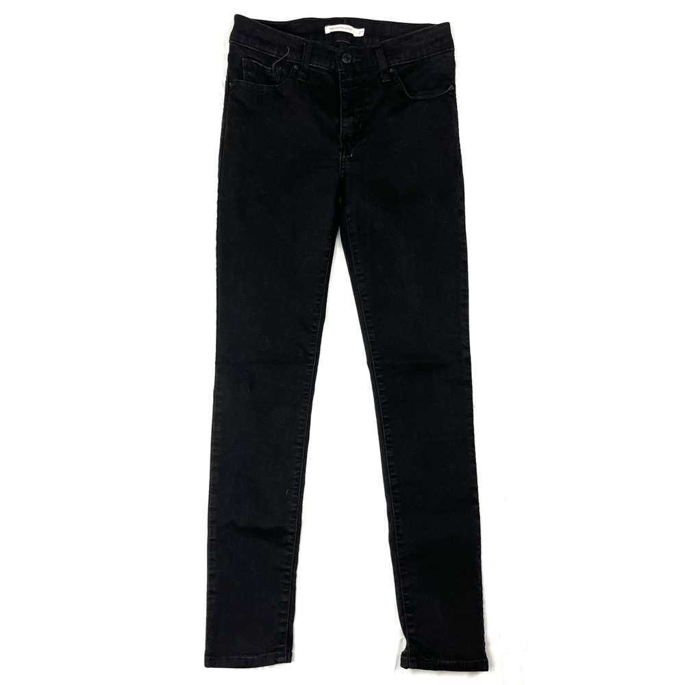 Levis 311 Shaping Skinny Jeans Womens Black Mid Rise Size 27x30 19626-0314